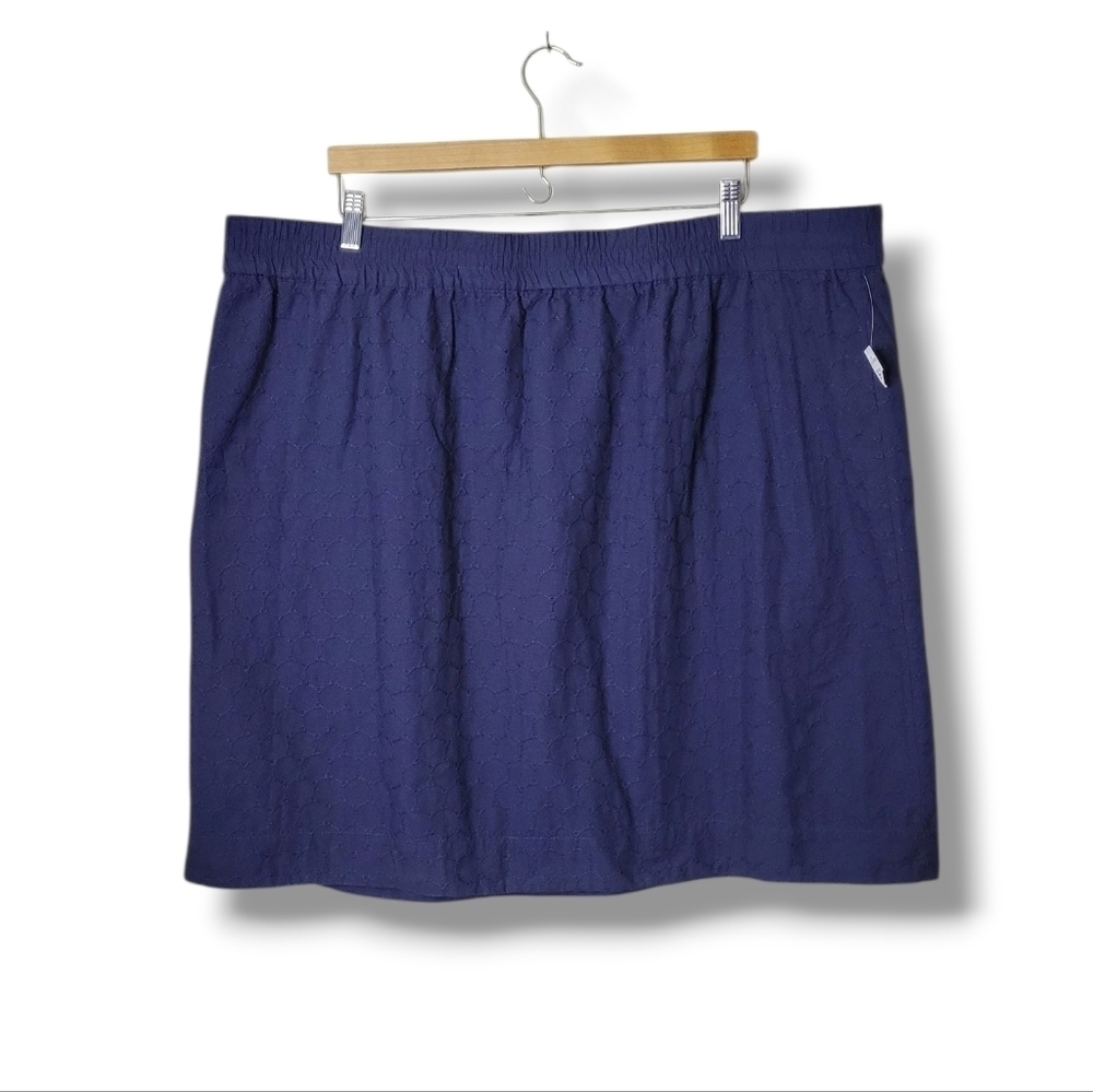 NWT Talbots Navy Blue Mini Skirt